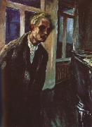 Edvard Munch Self-Portrait oil painting